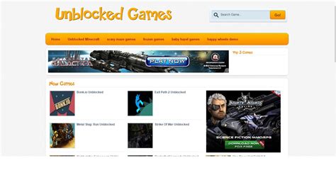gaming website unblocked